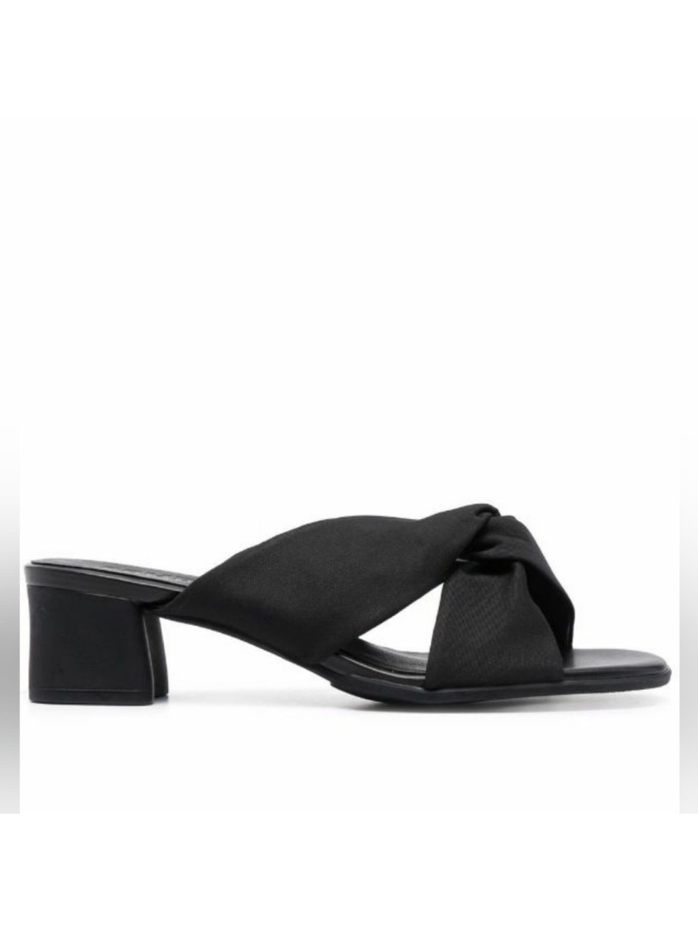 Camper Katie Knot Detailed Slide Black Size 41 or 10 Summer Minimalist